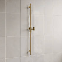 Душова штанга Gessi Anello 63485-726 900 мм з тримачем, тепла бронза матовий, фото №1