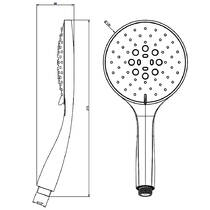 Ручной душ Gessi 14378-726 теплая бронза матовый, фото №3
