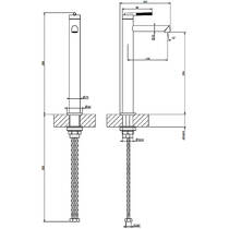 Змішувач для раковини Gessi Ingranaggio 63504-726 тепла бронза матовий, фото №3