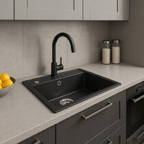 Кухонна мийка Adamant Prizma графіт, фото №1