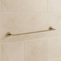 Держатель для полотенец Gessi Ingranaggio 63903-726 одинарный теплая бронза матовый, фото №1