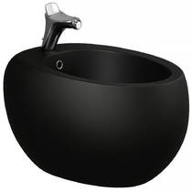 Биде подвесное Rak Ceramics Cloud CLOBD2101504A черный матовый, фото №2
