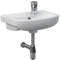 Раковина Mito Arteco K667-107 40 см отверстие для смесителя справа, белый, фото №2