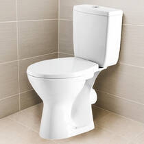 Унітаз-компакт Cersanit Corfu SE010 з поліпропіленовим сидінням, фото №1