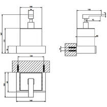 Дозатор для жидкого мыла Gessi Rettangolo 20813-726 теплый бронзовый, фото №3