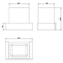 Стакан Gessi Rettangolo 20807-726 теплый бронзовый, фото №3