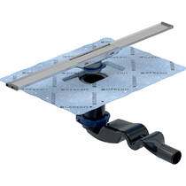 Душевой канал Geberit CleanLine20 Basic 154.452.00.1, сифон с гидрозатвором 30 мм и накладкой 60см из матовой нержавеющей стали, для высоты выравнивающей стяжки до 65 мм на трапе, фото №2