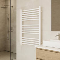 Полотенцесушитель водяной Mario INOX Гера 770х530/500, 770х530 см белый матовый, фото №1