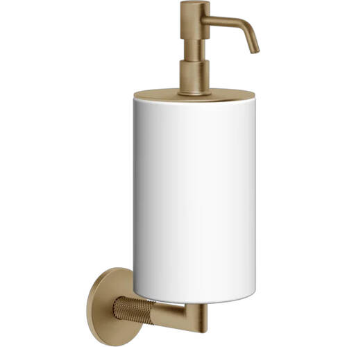 Дозатор для рідкого мила Gessi Anello 63713-726 300 мл, теплий бронзовий, фото 2