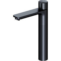 Смеситель для раковины AM.PM X-Joy F85A92522 TouchReel высокий, черный матовый, фото №2