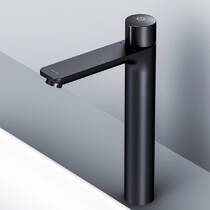 Смеситель для раковины AM.PM X-Joy F85A92522 TouchReel высокий, черный матовый, фото №7