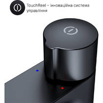 Смеситель для раковины AM.PM X-Joy F85A92522 TouchReel высокий, черный матовый, фото №4