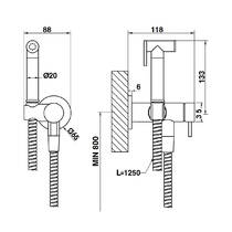 Гігієничний душ Gessi Total Look 45130-031 хром, фото №3