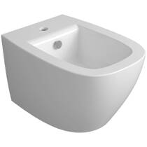 Біде підвісне Simas Juniper JU19/F85 з набором кріплень F85, білий, фото №2