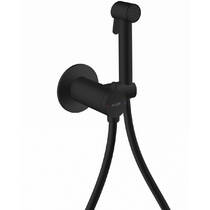 Гігієничний душ Axor 29242670 EcoSmart 1 jet на змішану воду, чорний матовий (зовнішня частина), фото №2