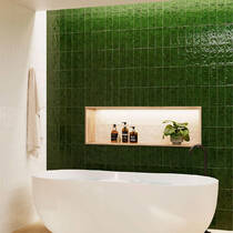 Плитка Ceramica Deseo Venice Victorian Green 7.5x20 см, фото №1