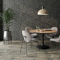 Керамограніт Golden Tile Fino 6FУ020 Антрацитовий 6х25 см