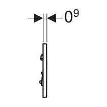 Клавиша смыва Geberit Square 01 116.064.21.1 хром глянец, фото №5