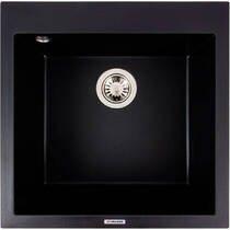 Кухонная мойка Valeso GALAX 5050 гранитная 500х500, черная матовая, фото №2