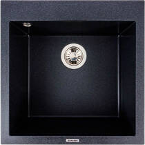 Кухонна мийка Valeso GALAX 5050 гранітна 500х500, карбон, фото №2