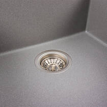 Кухонна мийка Valeso GALAX 5050 гранітна 500х500, сірий мусон, фото №6