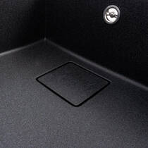 Кухонная мойка Valeso GALANS 7950 гранитная 790х500х200, карбон, фото №4