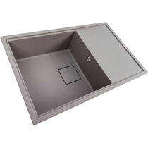 Кухонна мийка Valeso GALANS 7950 гранітна 790х500х200, сірий мусон, фото №2