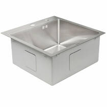 Кухонная мойка Valeso Handmade 50х50 нержавеющая сталь толщина 3,0/1,5, фото №2