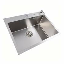 Кухонна мийка Valeso Handmade 60x45 нержавійка товщина 3,0/1,5, фото №2