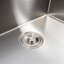 Кухонна мийка Valeso Handmade 60x45 нержавійка товщина 3,0/1,5, фото №4