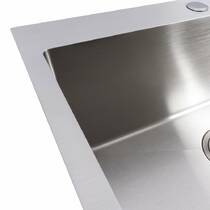 Кухонна мийка Valeso Handmade 60x45 нержавійка товщина 3,0/1,5, фото №3