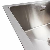 Кухонна мийка Valeso Handmade CM 54x44 нержавійка, фото №3