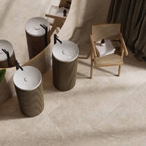 Керамограніт Ceramica Deseo Gres Max Travertino Beige rect 59.7x119.7 см, фото №7