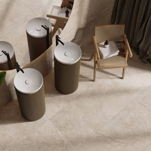 Керамогранит Ceramica Deseo Gres Max Travertino Beige rect 59.7x119.7 см, фото 7