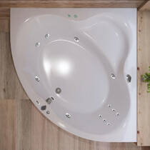 Ванна акриловая WGT Rialto Garda 150x150 см белый глянец, фото №3