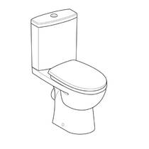 Унітаз-компакт Kolo Status 2396250UA із сидінням з поліпропілену, фото №3