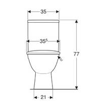 Унітаз-компакт Kolo Status 2396250UA із сидінням з поліпропілену, фото №5