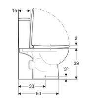 Унітаз-компакт Kolo Status 2396250UA із сидінням з поліпропілену, фото №6