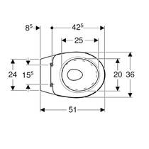 Комплект Geberit Duofix PRO 20 118.315.21.3: інсталяція Geberit Delta з підвісним унітазом Idol із сидінням Duroplast та змивна клавіша Delta01 хром глянець, фото №3