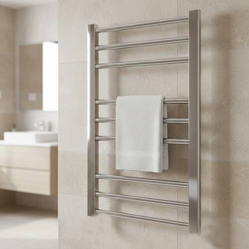 Рушникосушарка водяна Mario Inox Преміум Класік 770х540/500 800х540 мм полірована нержавійка, фото 1