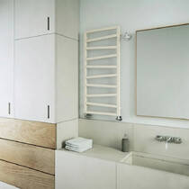 Полотенцесушитель водяной Terma ZigZag 600x500 см цвет RAL 9016 soft (белый мат), фото №1