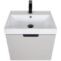 Тумба Аква Родос Fabio консольна кашемір з раковиною Fabio 50 см, фото №7