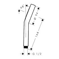 Ручний душ Hansgrohe Activera S 28032670 чорний матовий, фото №3