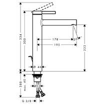 Смеситель для раковины Hansgrohe Zesis S 74730670 черный матовый, фото №3