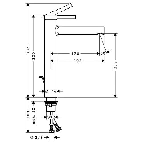 Змішувач для раковини Hansgrohe Zesis S 74730670 чорний матовий, фото 3