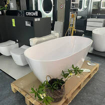 Ванна зі штучного каменю WGT Water Stone Dea 165х75 см білий глянець, фото №4