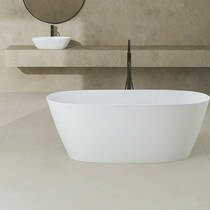 Ванна зі штучного каменю WGT Water Stone Dea 165х75 см білий глянець, фото №2