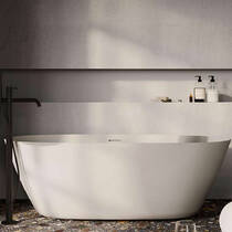 Ванна зі штучного каменю WGT Water Stone Dea 165х75 см білий глянець, фото №1