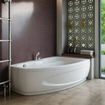 Ванна гидромассажная акриловая WGT Rialto Como L 170x100 см левая белый глянец, фото №6