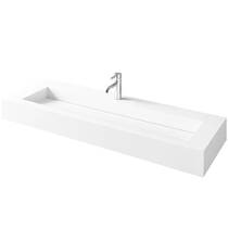 Раковина PAA Flow IFLOW500/00 101 см білий мат, фото №2